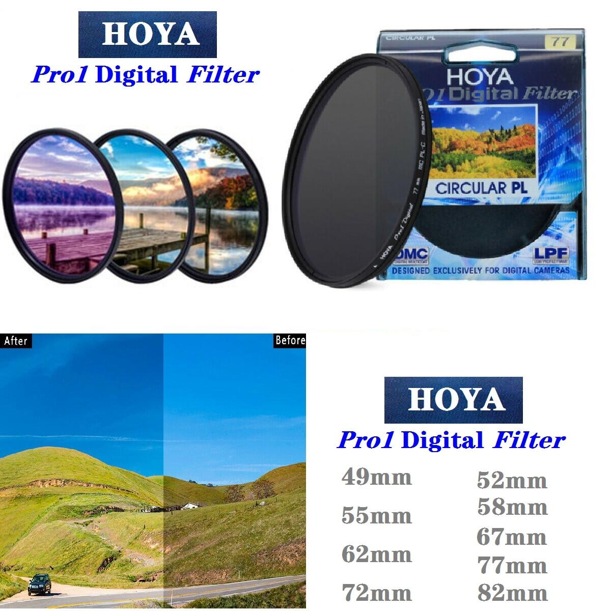 HOYA PRO1 Digital CPL 77Mm CIRCULAR Polarizing Polarizer Filter Pro 1 DMC CIR-PL Multicoat For Camera