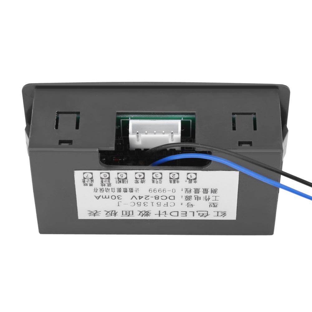 DC LED Digital Display 4 digital counter Digit 0-9999 Up/Down Plus/Minus Panel Counter Meter with Cable