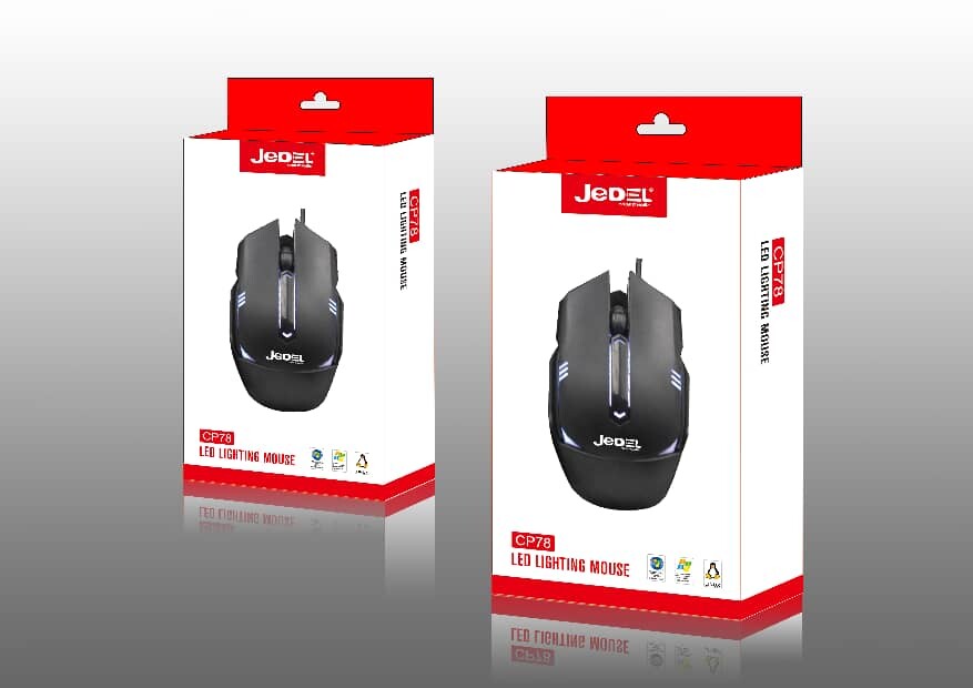 Jedel 100 Jedel Cp78 Led Rgb Colourful Rainbow Usb Optical Wired Gaming Mouse Lazada
