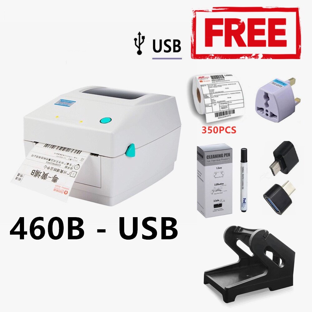 Ready Stock Xprinter Wifi Usb Bluetooth Otg Thermal Printer Xp460b Xp420b 460b 420b Awb Shipping 2112