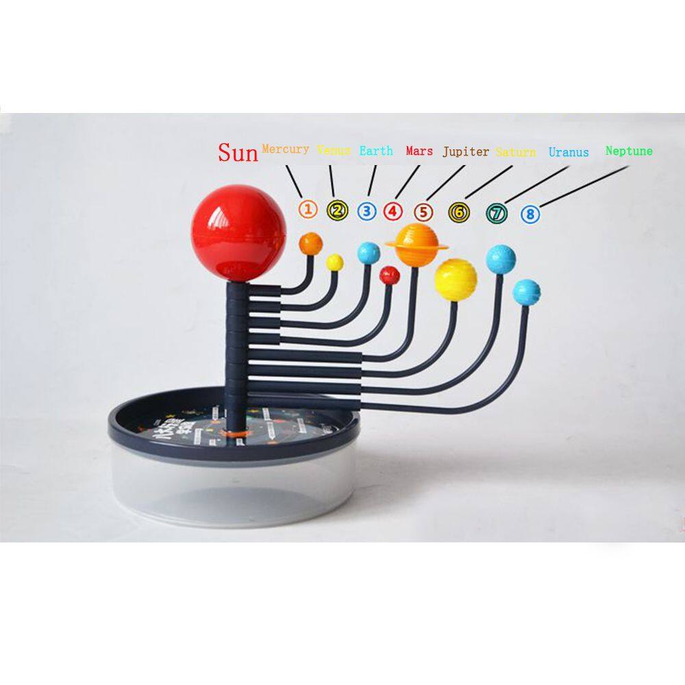 Kids Educational Toys 3D Science Solar System 9 Planets plastic Assembling Model