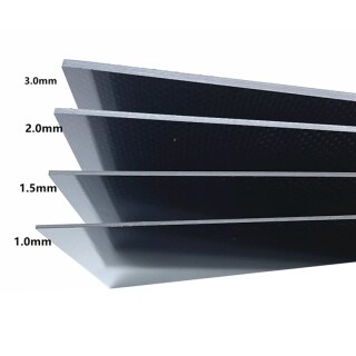 3k carbon fiber plate sheet 125mm x 75mm pure carbon fiber board 4