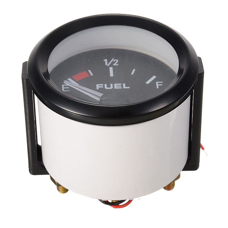 BOKALI 1 Bộ Đồng Hồ Đo Mức Nhiên Liệu Xe Hơi 52Mm 12V Với Cảm Biến E-1/Chỉ Báo Con Trỏ 2-F