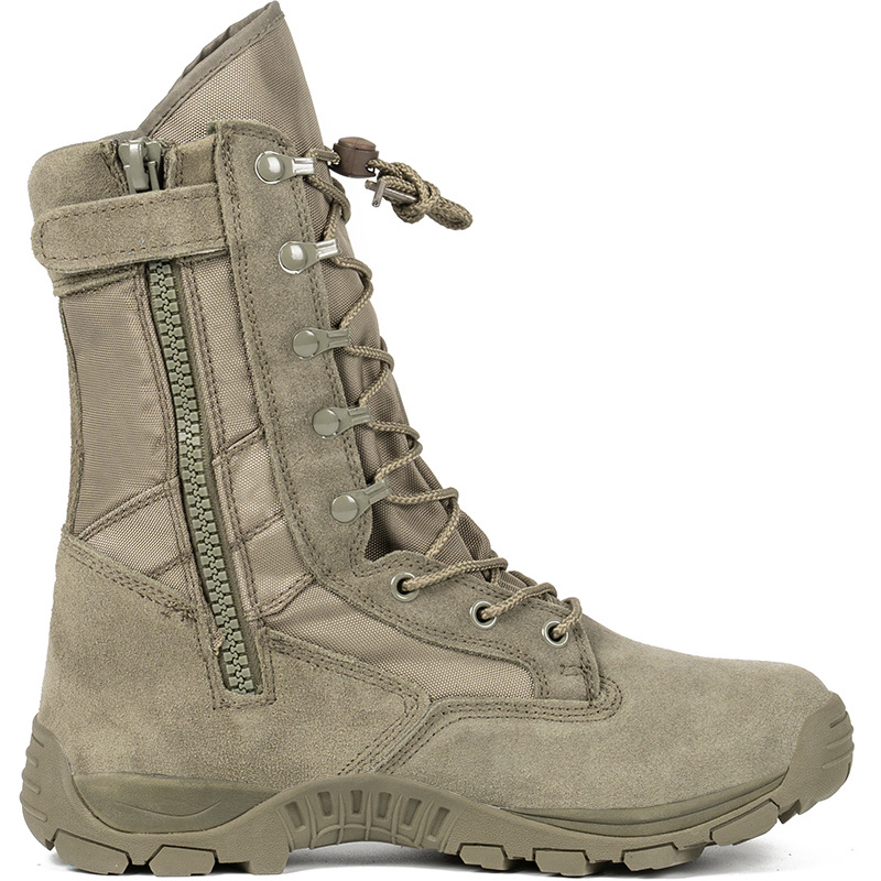 ZS High Top Combat Boots Green Desert Boots Brown Boots Light Combat Boots Training Boots