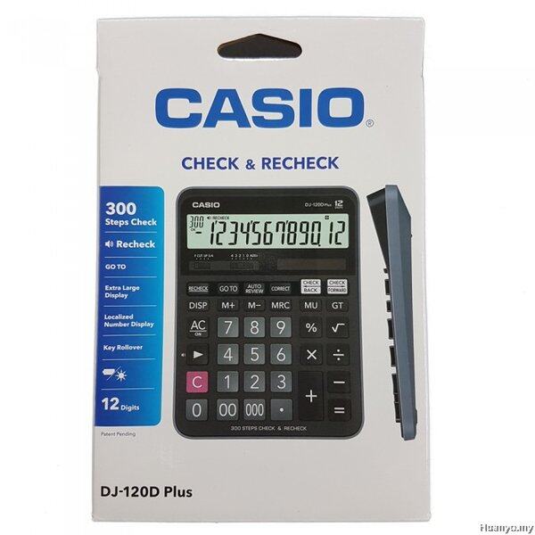 CASIO DESKTOP CALCULATOR 12DIGIT MJ 120D PLUS Lazada