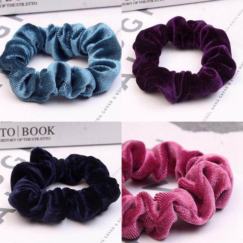 Clothes Shoes Accessories Hair 4 X Black Velvet Hair Bands