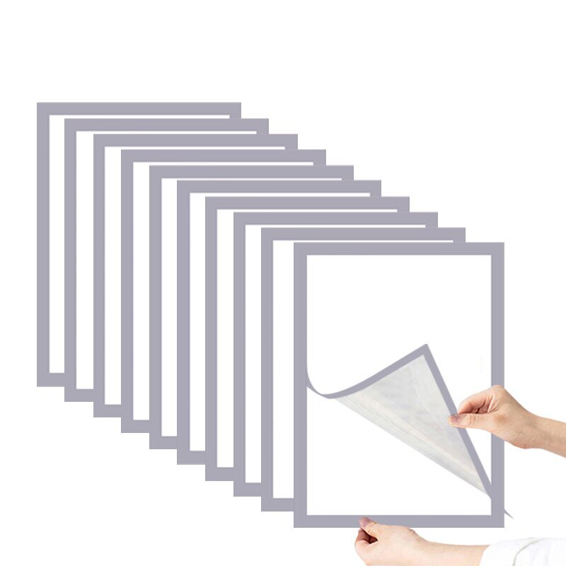 Photo Frame Display Stickers 3 Pieces Of Instant Display Cards A5 A6 Picture Frame Stickers Wall Decoration
