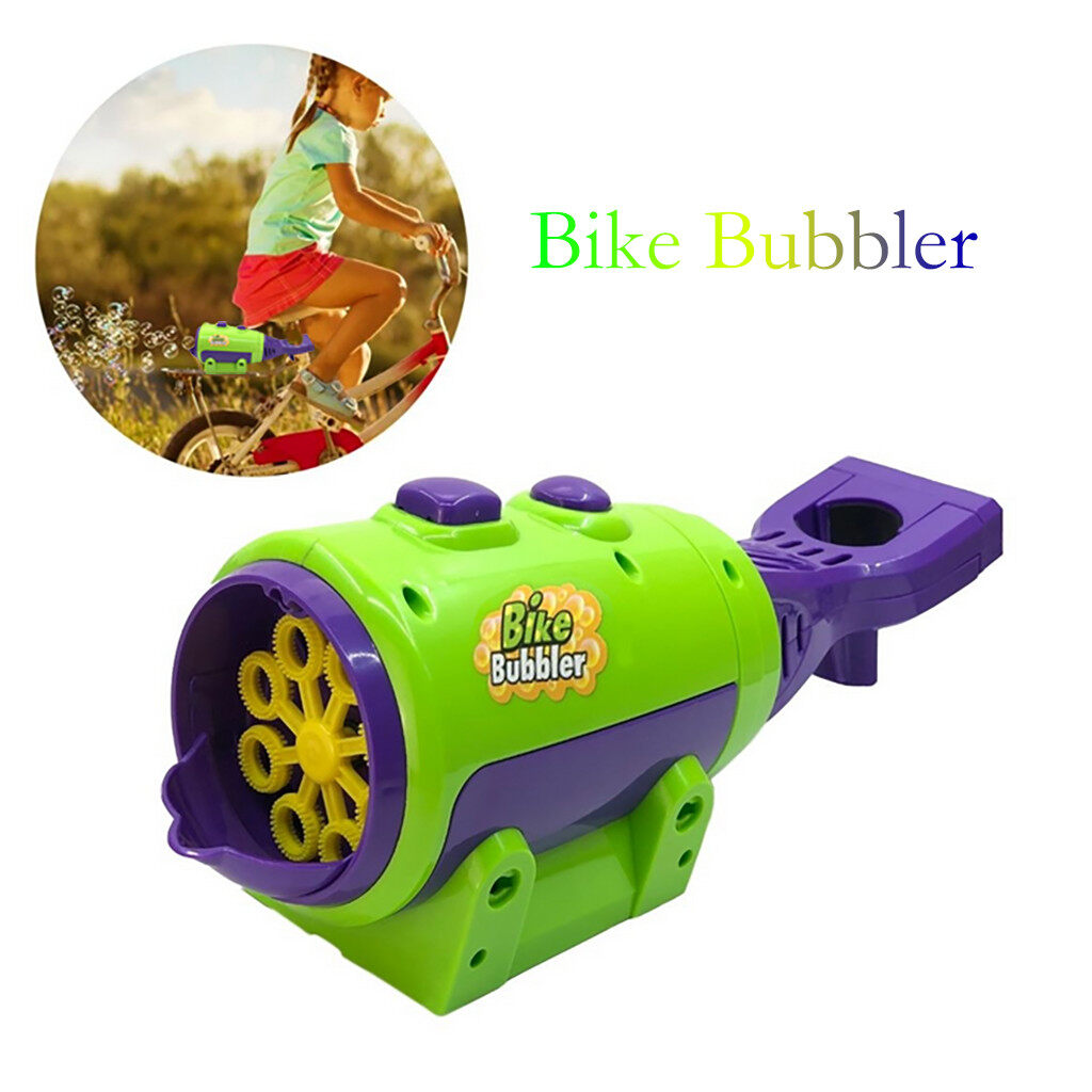 จักรยาน Bubbler Bubble Blowing ของเล่นติดตั้งเบาะจักรยานกรอบ