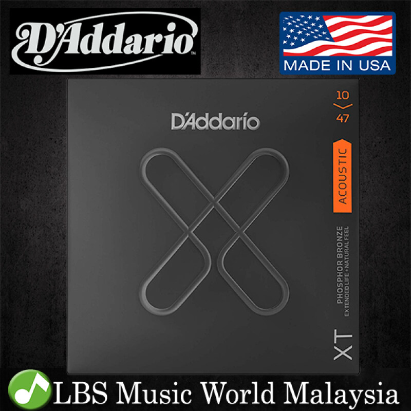Daddario XTAPB1047 XT Phosphor Bronze Acoustic Guitar String Extra Light Daddario D Addario (10-47) Malaysia