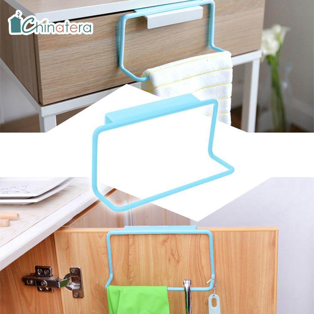 Towel Rack Cupboard Towel Bar Hanging Holder Bathroom Kitchen Cabinet Towel Rack Shelf