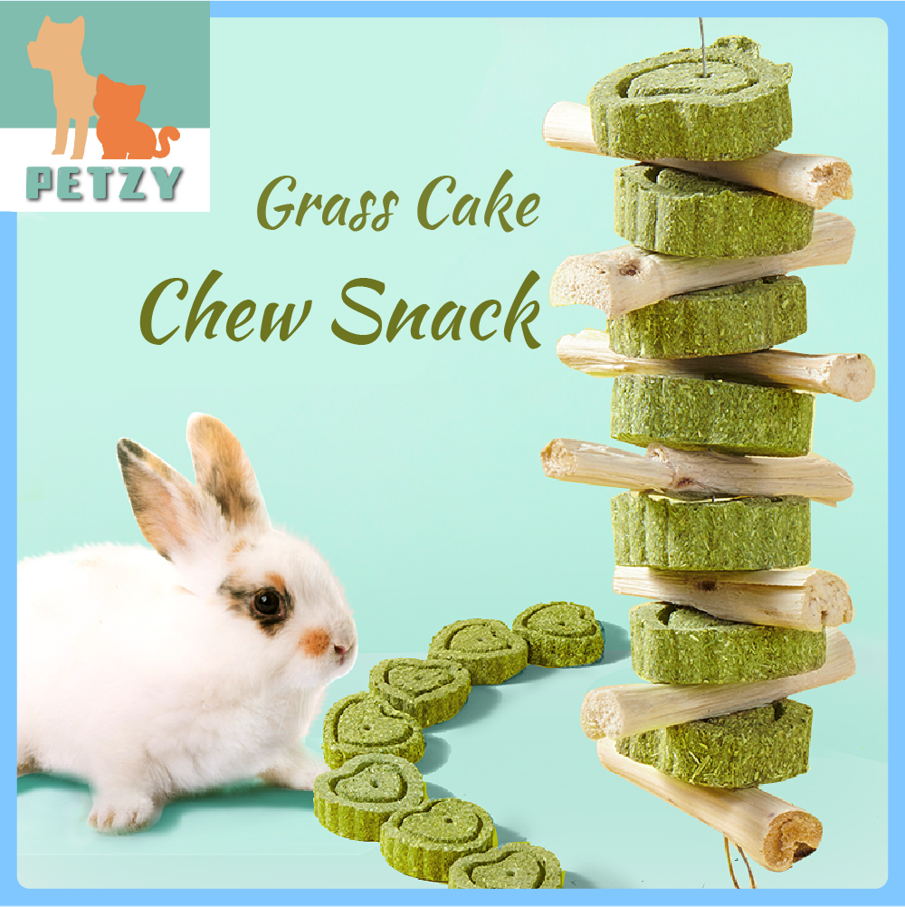 Bunny Chew Toys Hanging Treat,Natural Sweet Bamboo Handmade Carrot and Timothy  Grass Cakes Pet Snacks for Rabbits Guinea Pigs Hamsters Dwarf Chinchillas  Gerbils Small Pets' Teeth Care Lazada