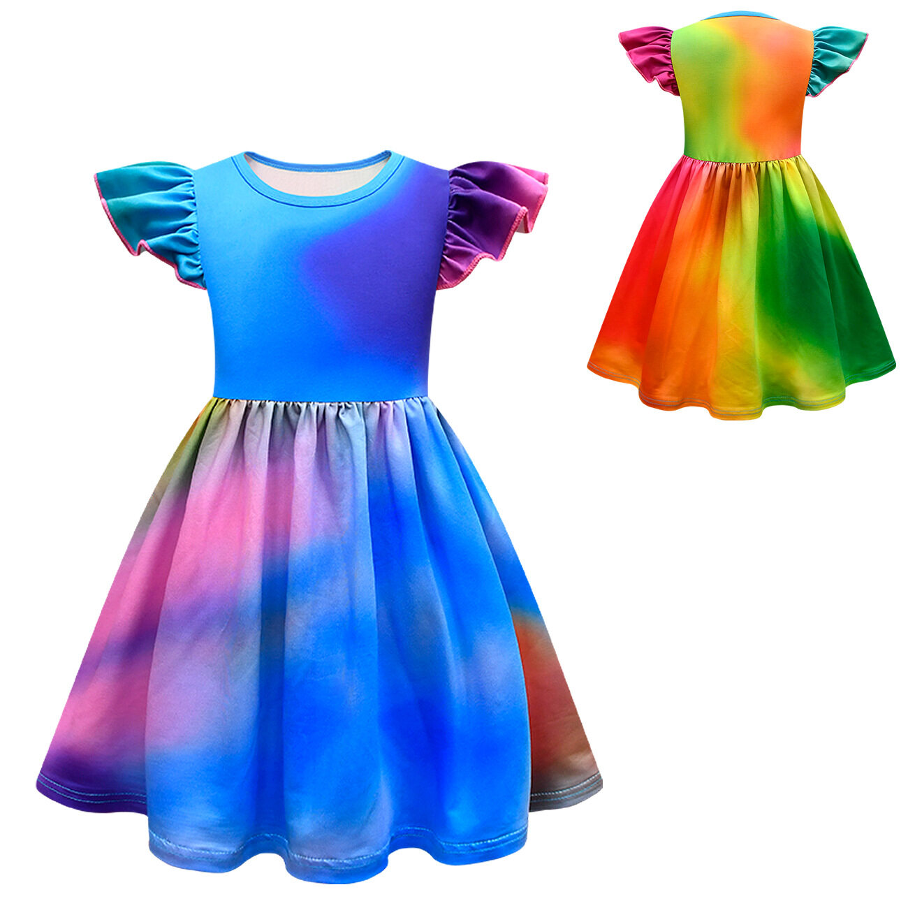 Girls Rainbow Friends Dress 