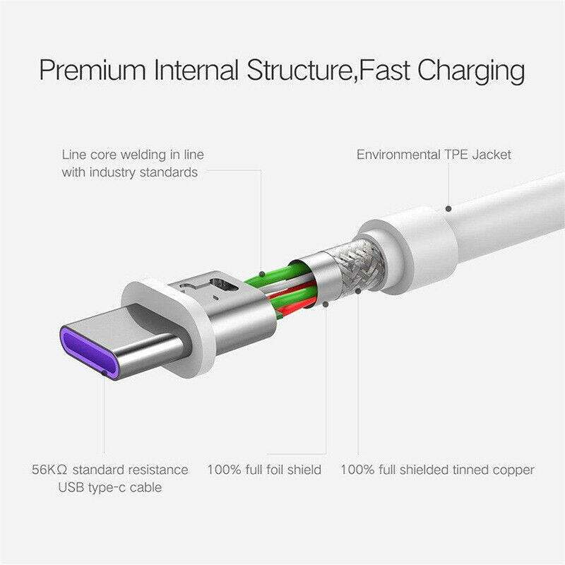 [SONGFUL] 5A Supercharge USB Type C Data Cable Charger For Android Type C Interface Phone
