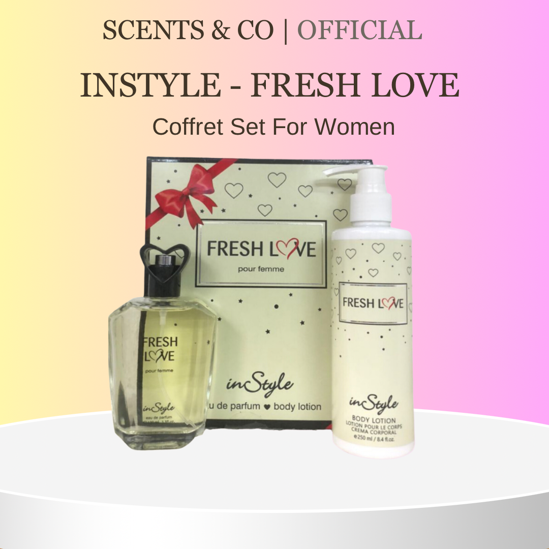 Instyle Pure Love For Women Coffret Set (EDP 100ml PERFUME 250ml