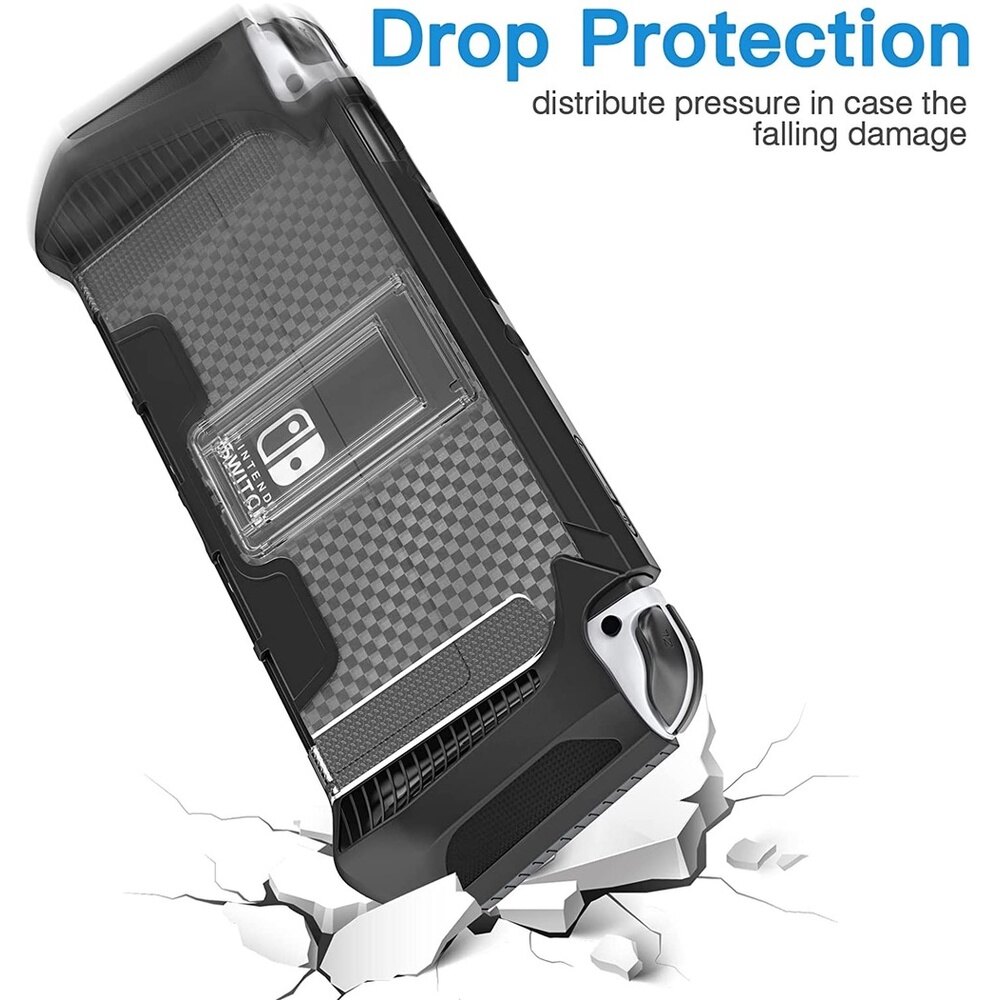 Ốp Lưng Nintendo Switch OLED Có Chân Đế Cố Định, Ốp Bảo Vệ TPU Tương Thích Với Ốp Lưng Mô Hình OLED NS Switch