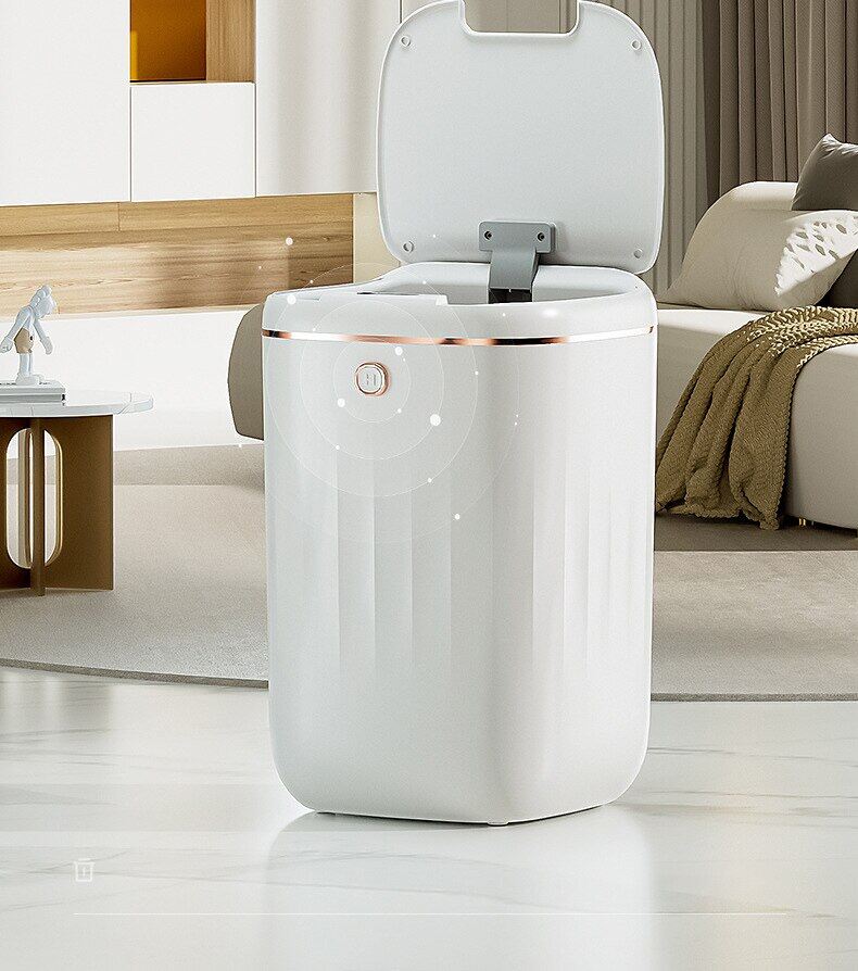 24/22/20L tự động hoặc Thùng rác thông minh Thùng rác dung tích lớn cảm ứng Thùng rác cho nhà bếp phòng tắm