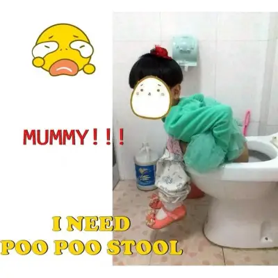 Poo Poo Stool - Squatty Potty Toilet Stool for Constipation Bathroom Sitting