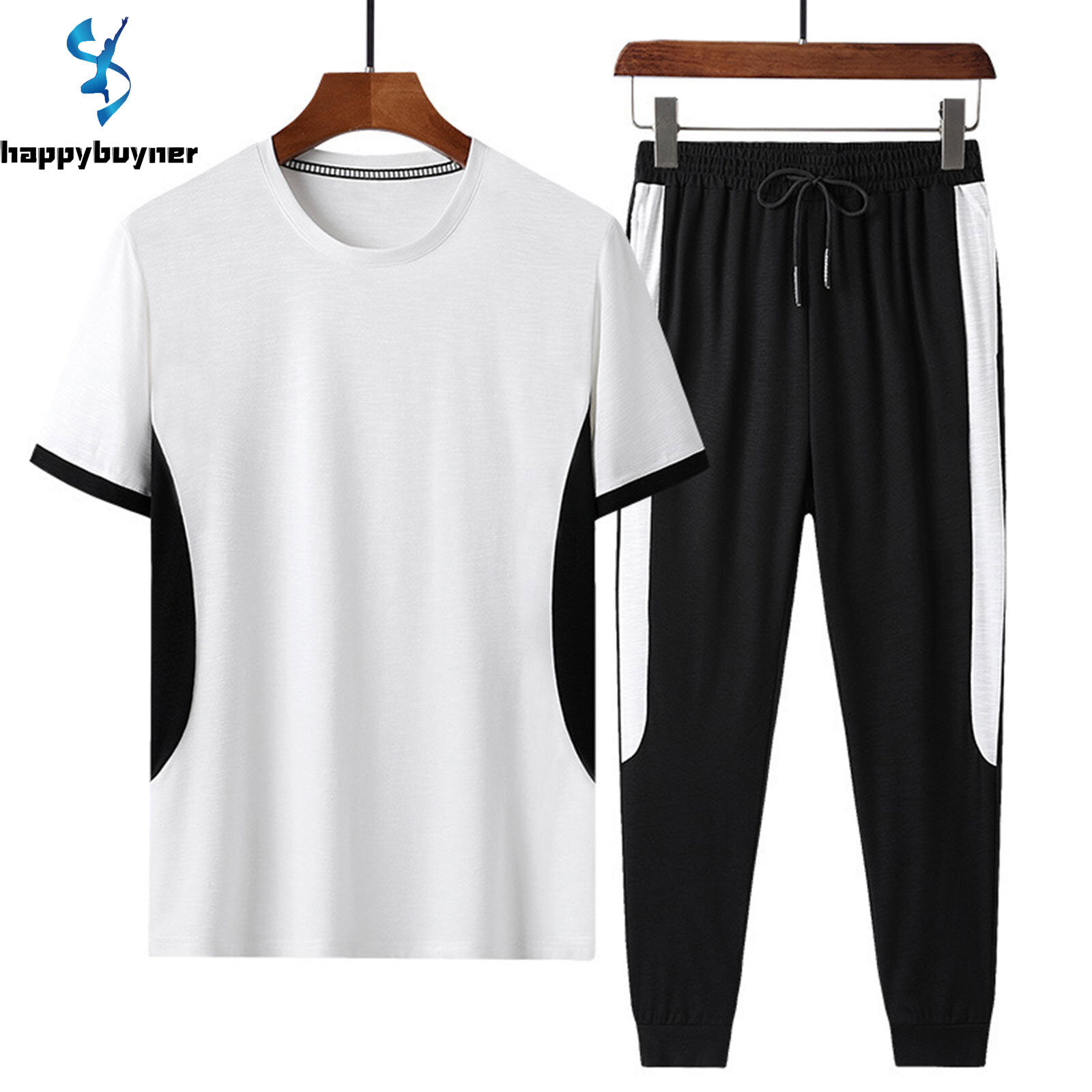 >> BÁO GIÁ ÁO PHÔNG NAM THỂ THAO CỔ TRÒN TAY NGẮN THỜI TRANG ZERO | Shopee Lazada Sendo Tiki mới nhất 48 Happybuyner Bộ Đồ Thể Thao Ngắn Tay 2 Món Cho Nam Bộ Đồ Thấm Mồ Hôi, Áo Phông Màu Tương Phản Cổ Tròn Đơn Giản Đàn Hồi Dây Kéo Thể Thao Bộ Trang Phục Thể Thao Trẻ Trung