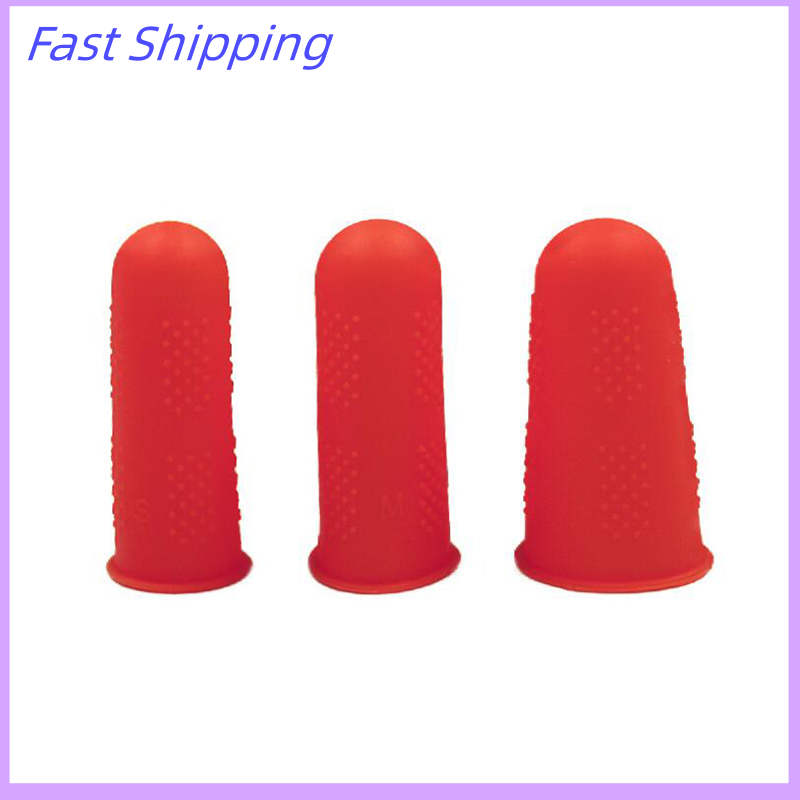 🔥🔥🔥【Fast Shipping】 3Pcs Silicone Anti-cut Heat Resistant Finger Protector Fingers Cap Cooking Tool