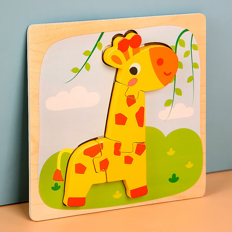 Children's Puzzle Grasp Board (Wooden Educational Puzzle)