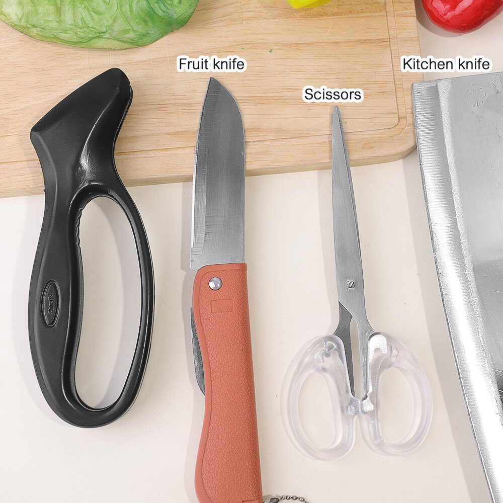 Home Kitchen Single Handle Knife Sharpener Portable Mini Tool Suitable for Various Knives