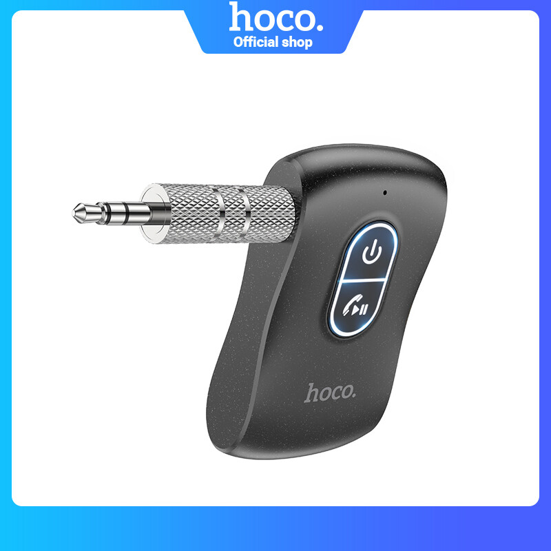 Hoco Bluetooth 5.0 Audio Receiver Auto met 3.5mm Jack AUX Aansluiting
