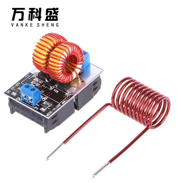Low voltage dc 5-12v 120w mini zvs induction heating board power supply module flyback driver heater diy cooker+ ignition coil