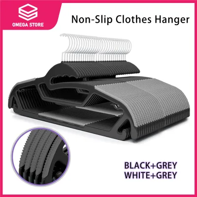10/20/50 Pcs Smart Non-Slip Clothes Hanger - Laundry hangers / Pants Hanger hanger baju