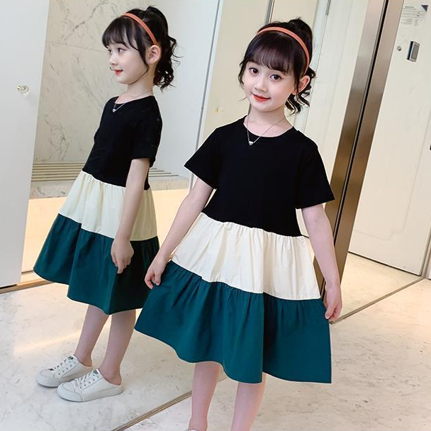 BNS Children's Fashion High Quality korean dress for kids girl casual clothes 3 to 4 to 5 to 6 to 7 to 8 to 9 to 10 to 11 to 12 to 13 year old Birthday tutu pink Princess Dresses for teens girls terno sale 2023 new style #G-2040