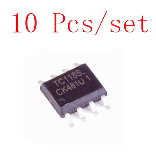 10 pcs/set tc118s sop-8 single channel dc motor driver smd ic chip