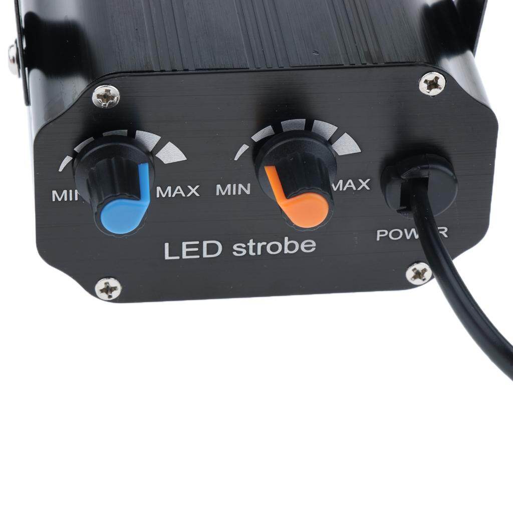 Đèn Chớp LED Màu Trắng Baoblaze 48, Đèn Sân Khấu Siêu Sáng, Đèn Flash Nhấp Nháy Với Âm Thanh Được Kích Hoạt Và Kiểm Soát Tốc Độ Cho Tiệc Giáng Sinh, Đám Cưới, Câu Lạc Bộ