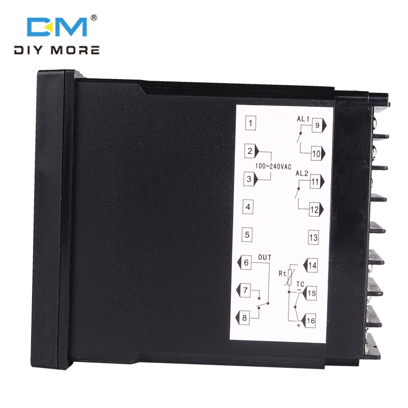 [100% original] diymore PID Digital Temperature Controller REX-C400 Universal Input Relay Output Vertical type for Automatic Packing Machine