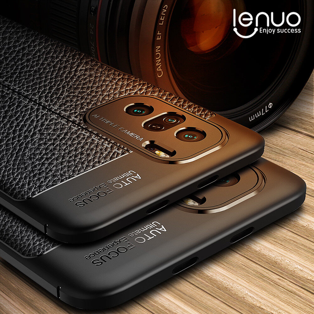 Lenuo for Xiaomi Poco F5 Pro 5G PocoF5 F3 GT Soft TPU Case - All-inclusive Protection Dermatoglyph Phone Silicone Back Cover