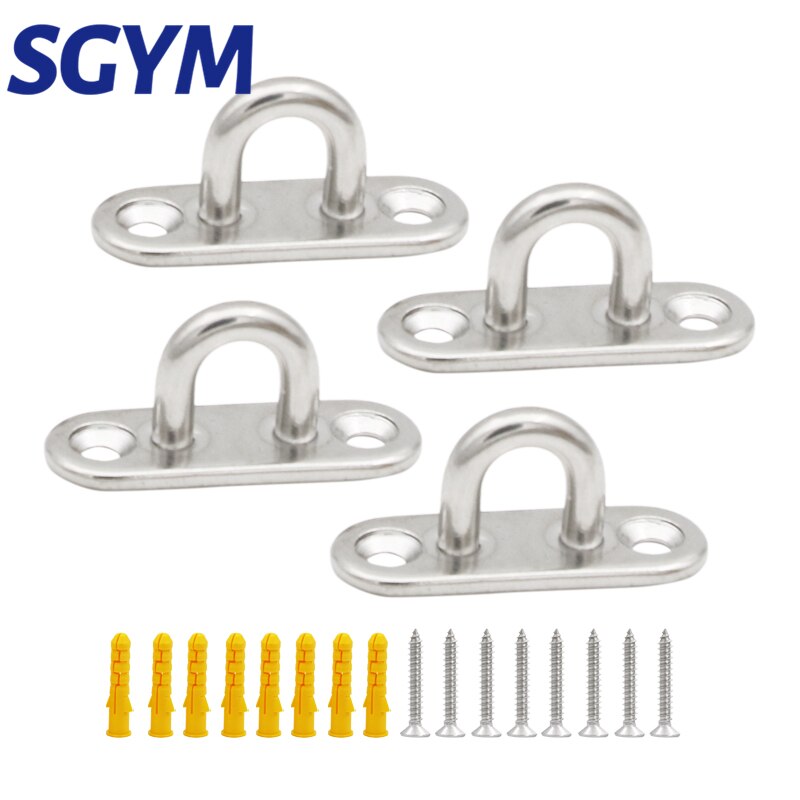 304 Stainless Steel M5 U Hook – Ceiling Mount For Yoga Swings, Lights & Hanging Decor - View #7
