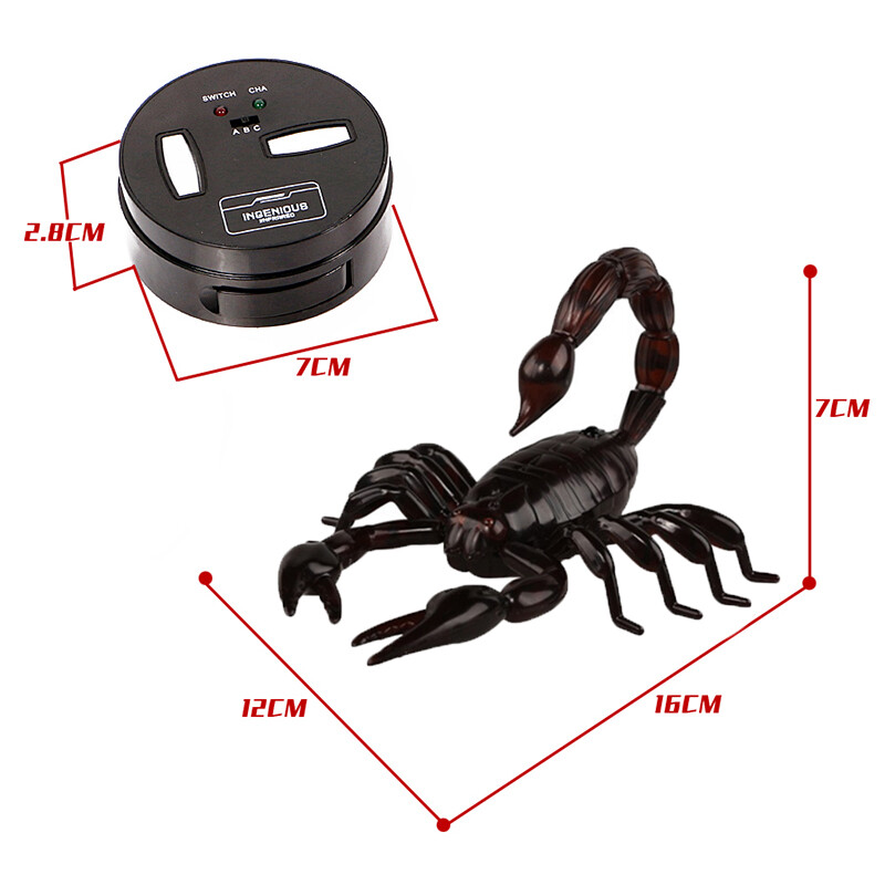 Kmoist Infrared RC Animal Insect Toy Simulation Remote Control spider bee ant Toys for Boys Halloween Easter Prank Insects for Child Kids