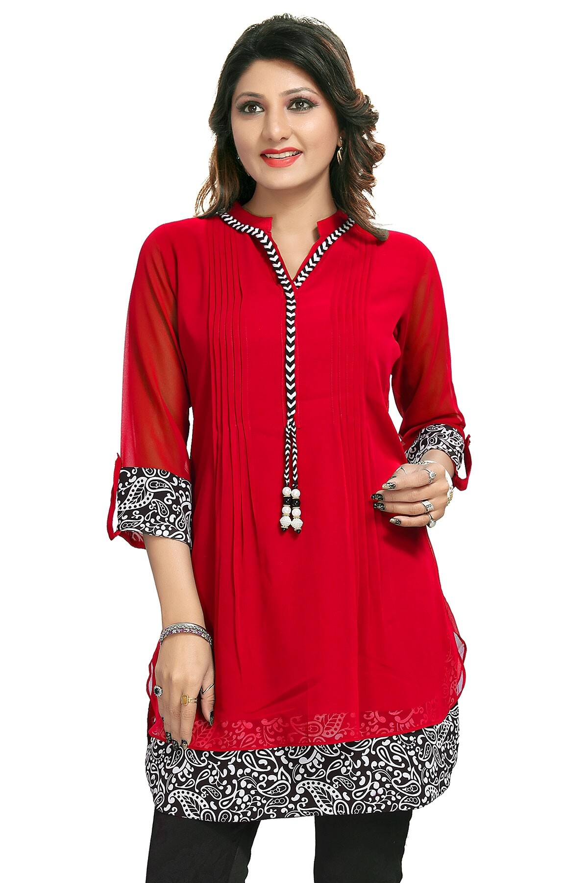 Kurti design made hot sale from saree