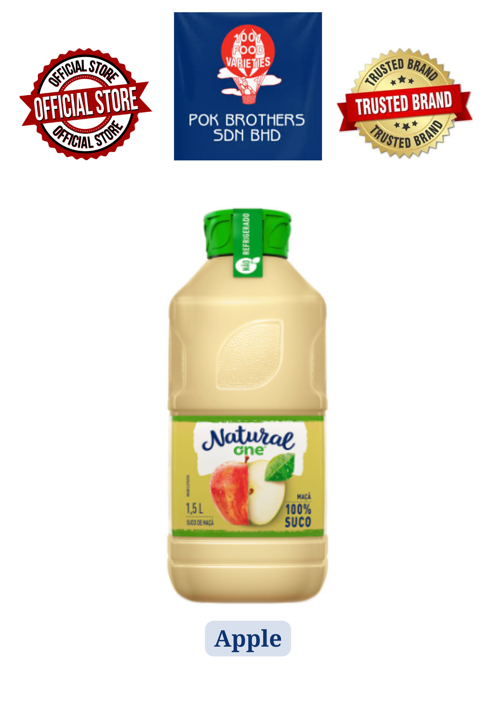 [KLANG VALLEY ONLY] NATURAL ONE Fresh Fruit Juice 1.5 Litre Lazada