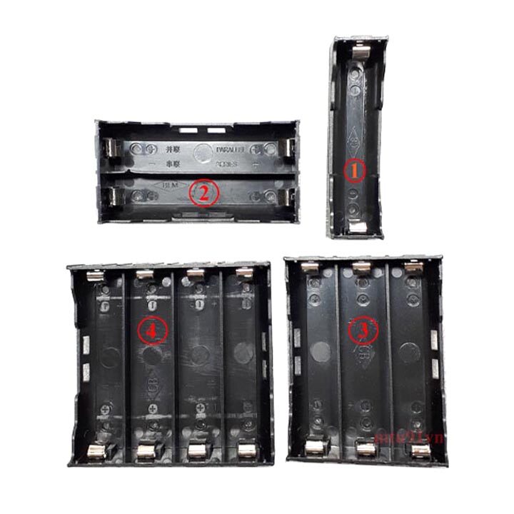 Đế Pin 18650 Có Chân Hàn Các Loại