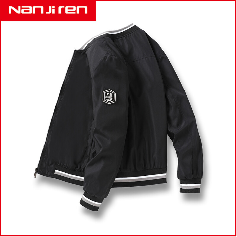 Nanjiren spring and autumn men's jacket jacket baseball uniform casual stand-up collar jacket trend