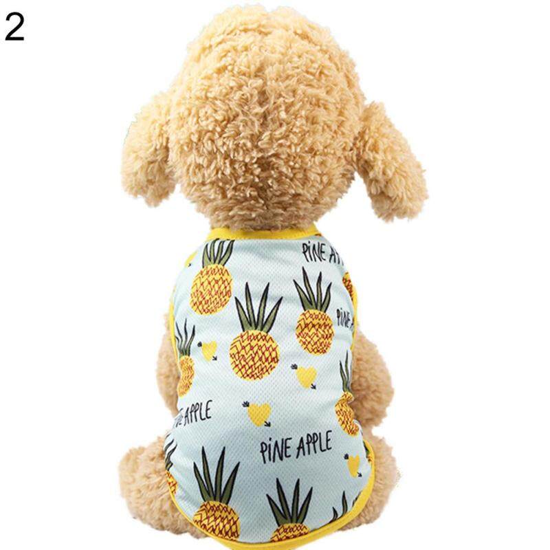 Đáng Yêu Dứa Pet Dog Cat Dress/Vest Trang Phục Mùa Hè Trang Phục Cặp Đôi