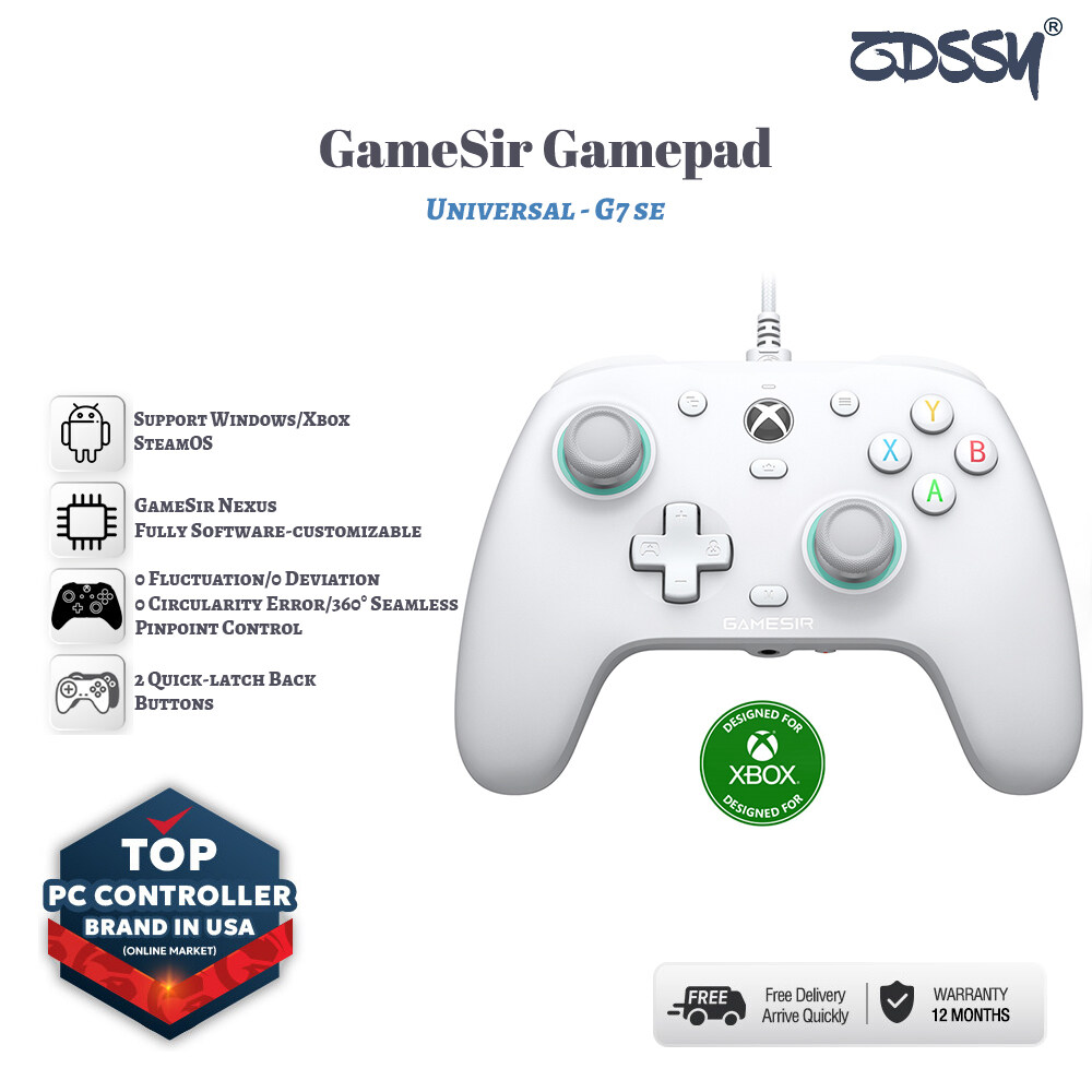 GameSir G7 SE Gamepad Wired Game Controller for Windows PC, Xbox