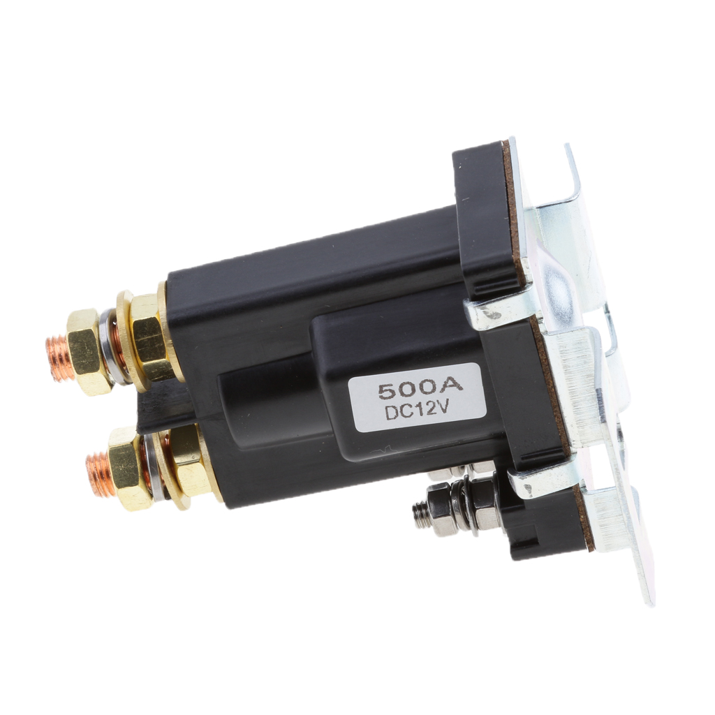 Blesiya 24V DC Heavy Duty Relay 500A Car Battery Switch for