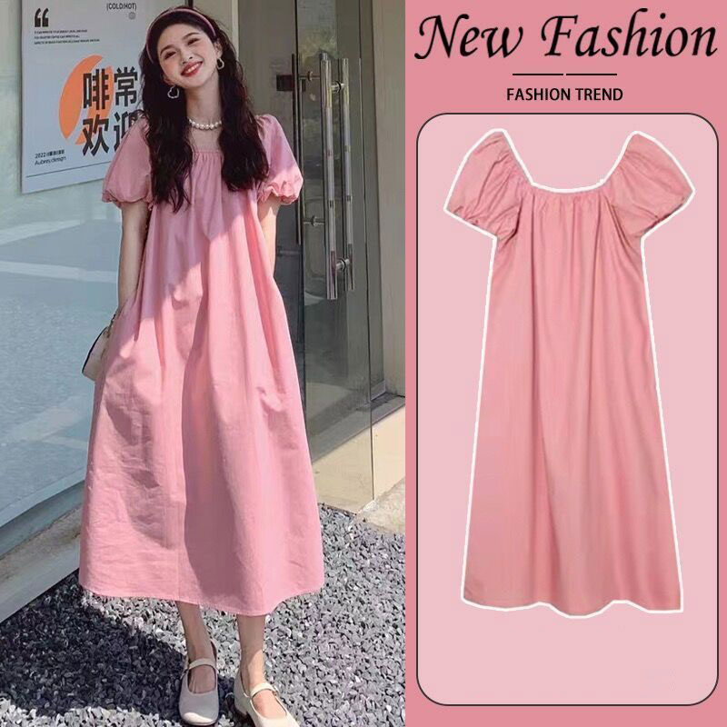 Send Ma dresses loose and trendy maternity dress mother casual one MIDI T-shirt Beach maxi dress bigsize women's dress cheap 1K babydoll long dress long maxi dress letter 2024