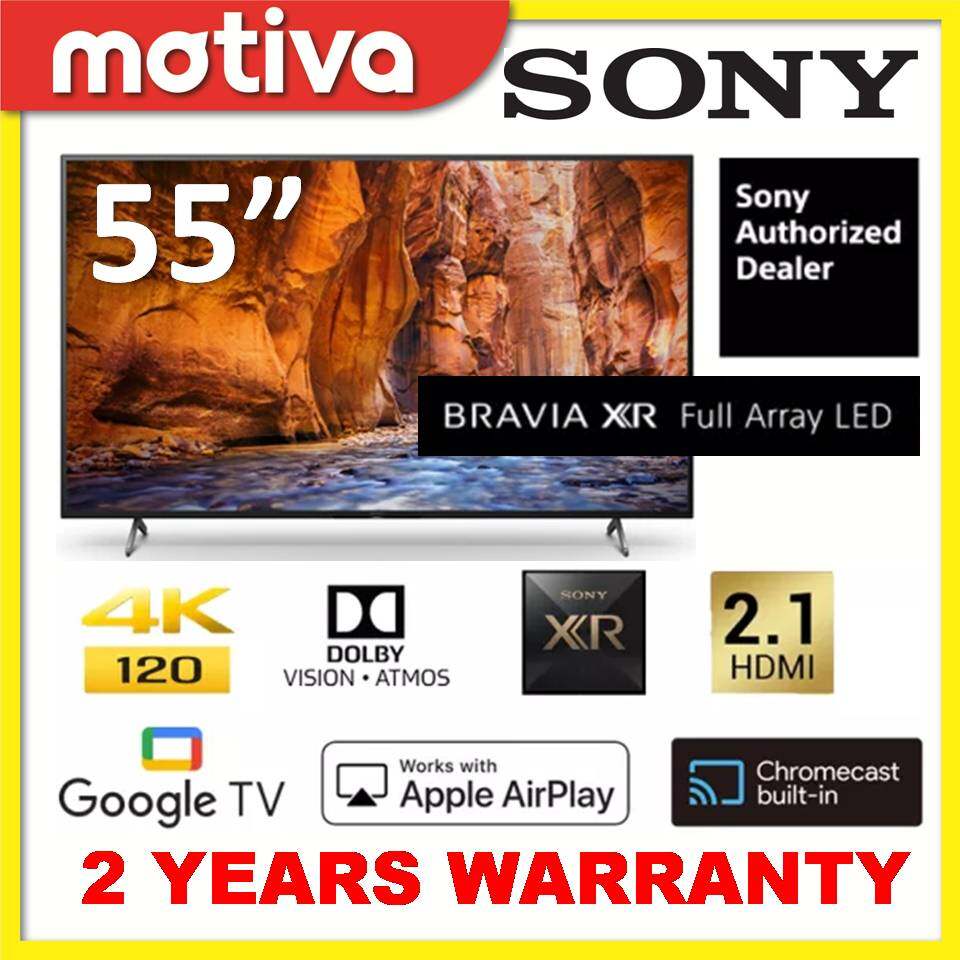 Sony X90K Bravia XR Full Array LED 4K UHD HDR Smart TV Google TV (55 ...