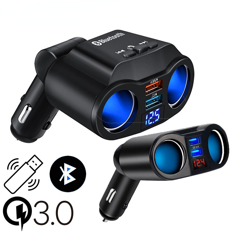Hys car charger qc3.0 mp3 bluetooth 5.0 car music player