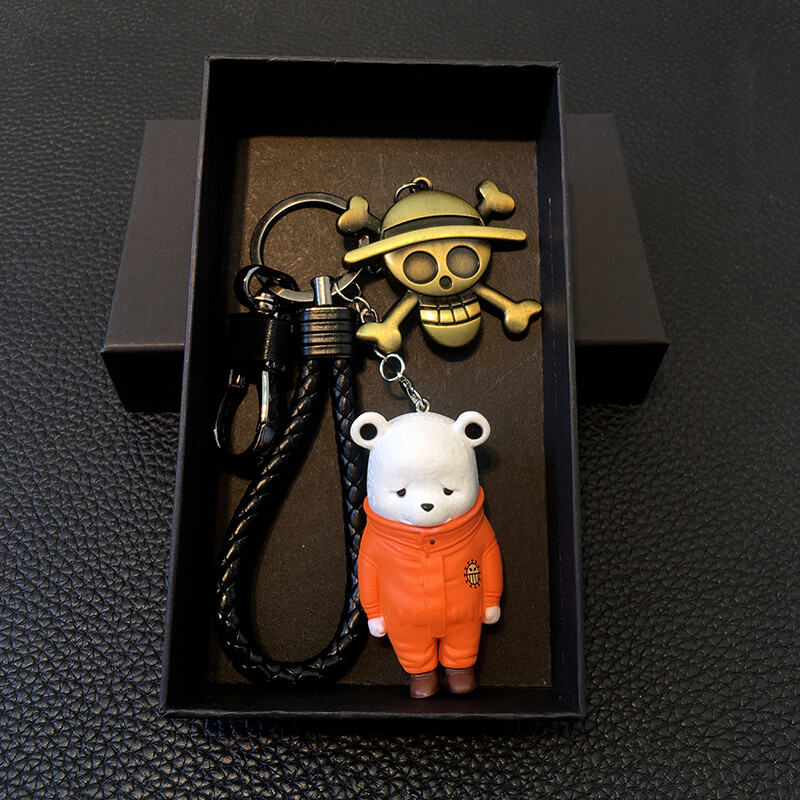 (In stock) Cute apology Bepo bear One Piece keychain