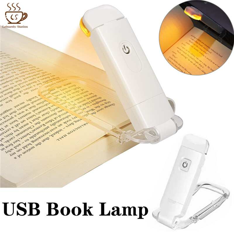 Đèn Đọc Sách Mini Đèn Đọc Sách Kẹp Sạc Usb Đèn Đọc Sách Linh Hoạt Với 3 Màu Đèn Để Bàn Nhẹ Chăm Sóc Mắt Chuyên Nghiệp