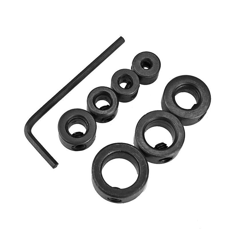 [Hàng Có Sẵn] KIPRUN 8 Chiếc Vòng Chặn Mũi Khoan, Vòng Chặn Độ Sâu Mũi Khoan 3-16Mm Vòng Giới Hạn Vòng Định Vị Mâm Cặp Trục Chốt Định Vị Cho Mũi Khoan Khoan Nhất Quán