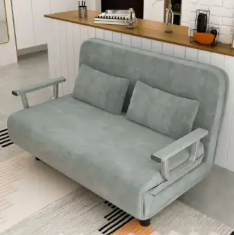 100x190cm Grey Double Seat 2 Seater Durable Sofa Furniture Perabot