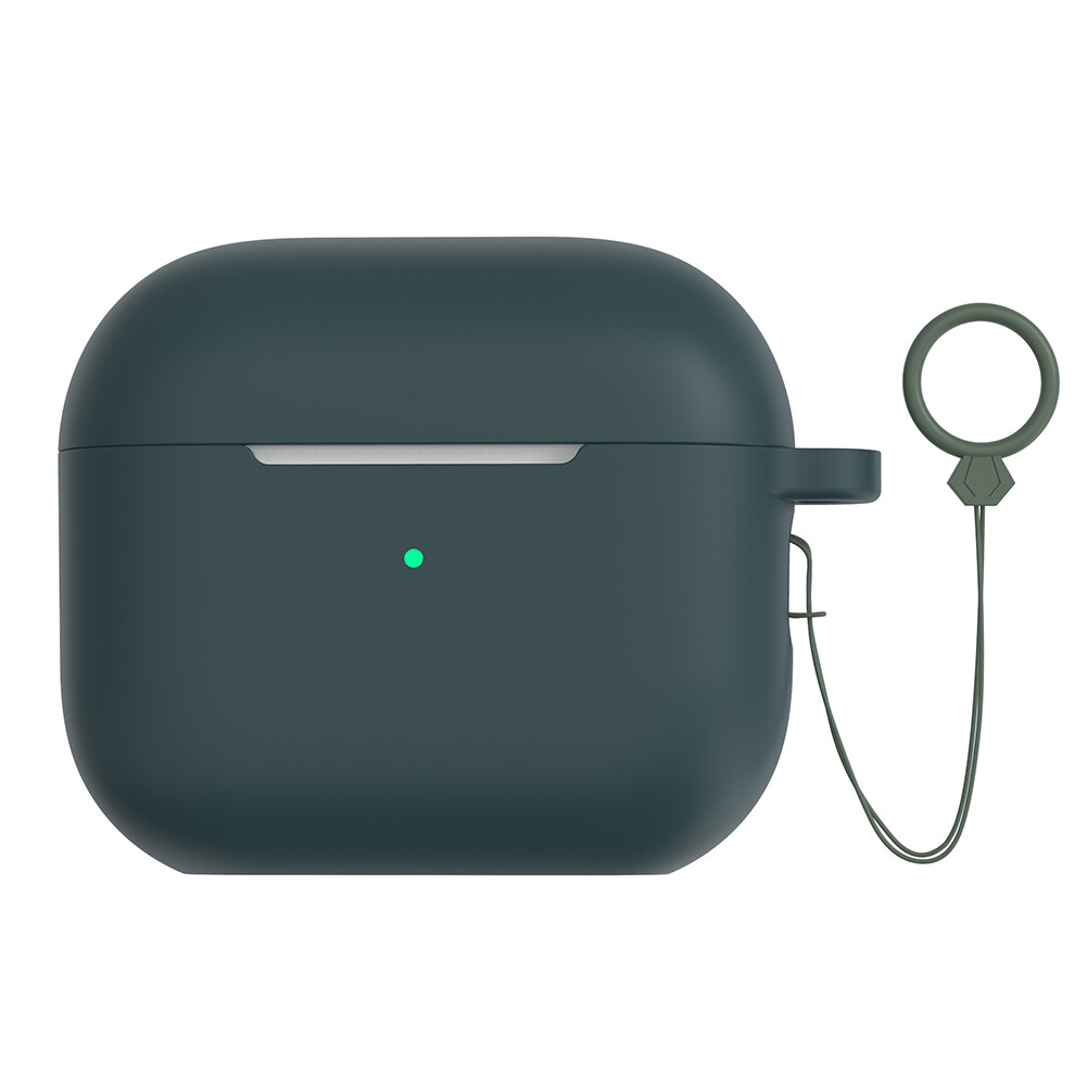 Elastic Silicone Headset Protective with Lanyard Hokk Wireless Headphone Protector Anti-lost Bluetooth-compatible Headset Case for Apple Airpods Pro 2